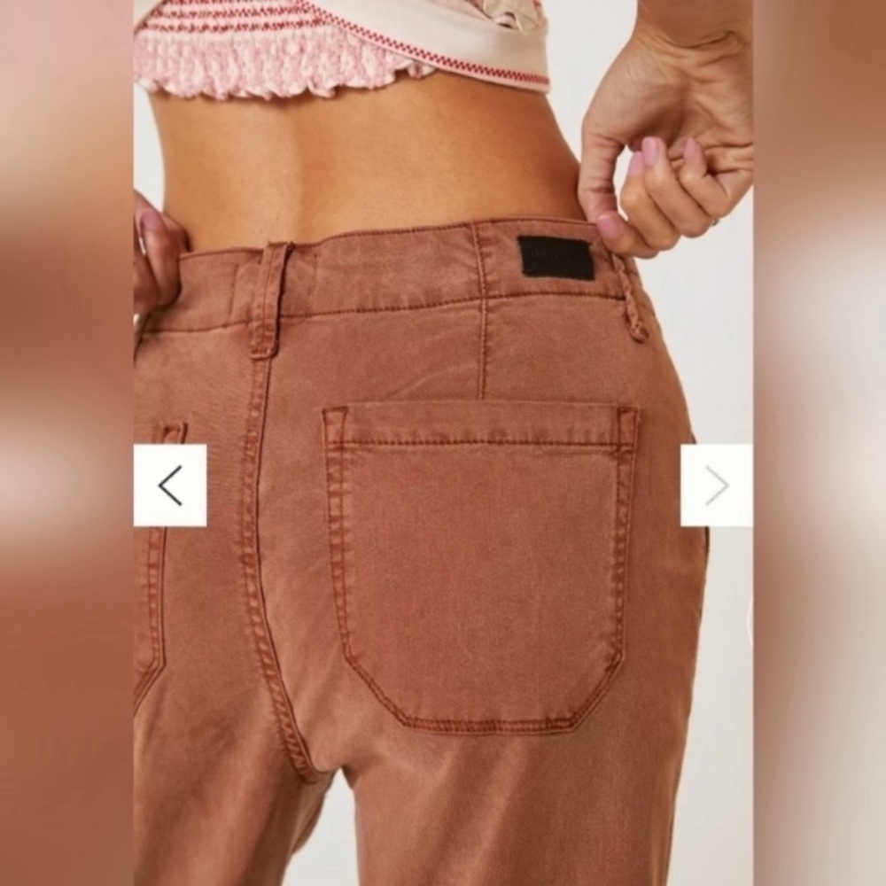 Paige Jeans Carly Wide Leg in Vintage Mocha - Picture 2 of 10